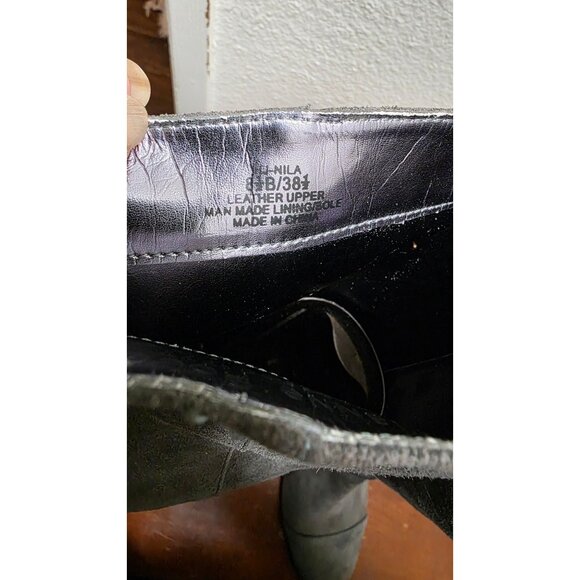 Julianne Hough For Sole Society Nila Women's 8.5BGray Knee-High Suede Wedge Boot - Picture 9 of 12